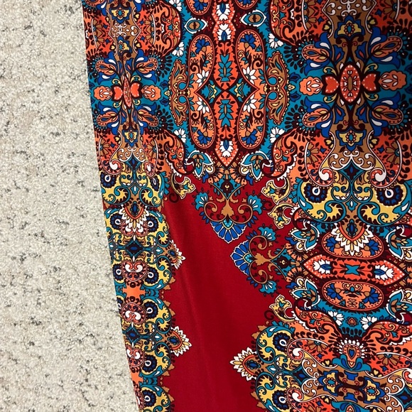 London Times Size 14 poly/spandex boho dress in excellent near new condition - Picture 11 of 13